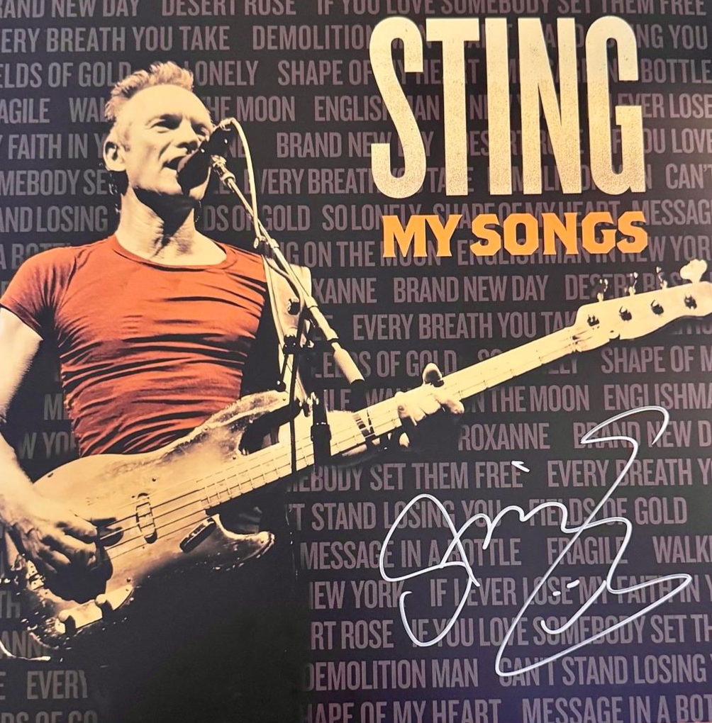 Sting Signed Album "My Songs" Vinyl Album - JSA COA #02